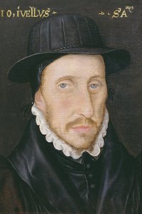 Ritratto di John Jewell (1522-71) Fellow del Corpus Christi College, Oxford e Vescovo di Salisbury